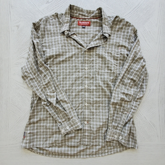 Simms Other - Simms Plaid Button Down Shirt